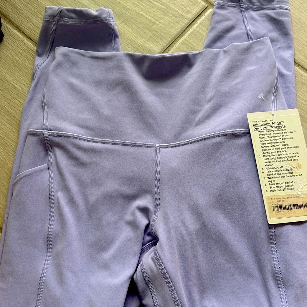 Lululemon Align Pant 25” with Pockets - size 6